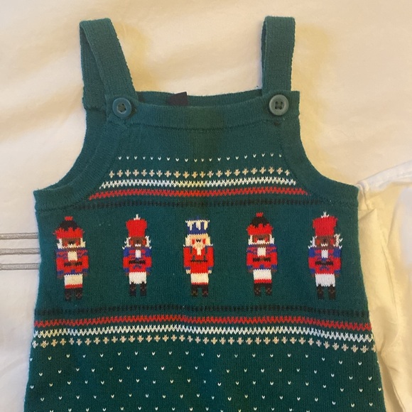 Janie and Jack baby Christmas outfit 0-3 month - Picture 2 of 8